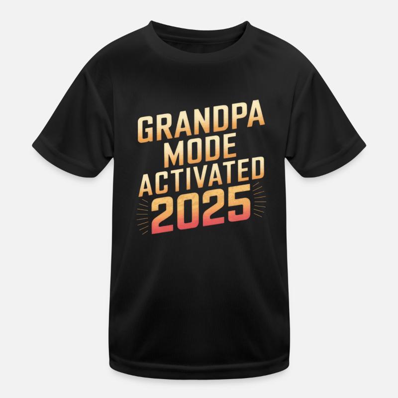 Grandpa Mode Activated 2025 Kids Functional T-Shirt