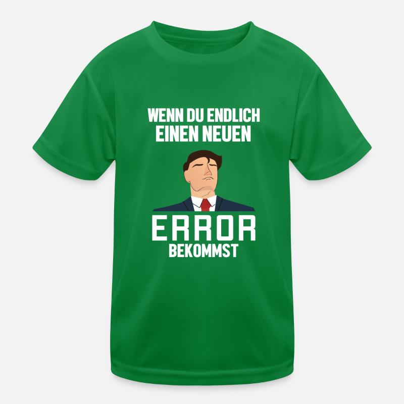 Neuen Error Bekommen Coder Engineer Software Kids Functional T-Shirt