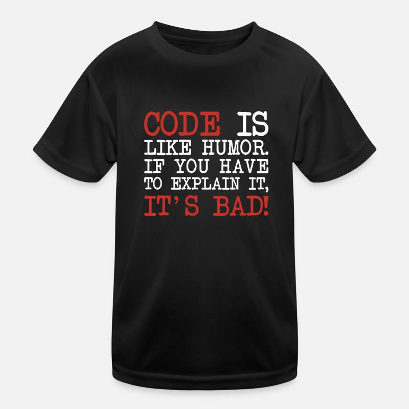 Code Explanation Coder Engineer Software Developer Kids Functional T-Shirt