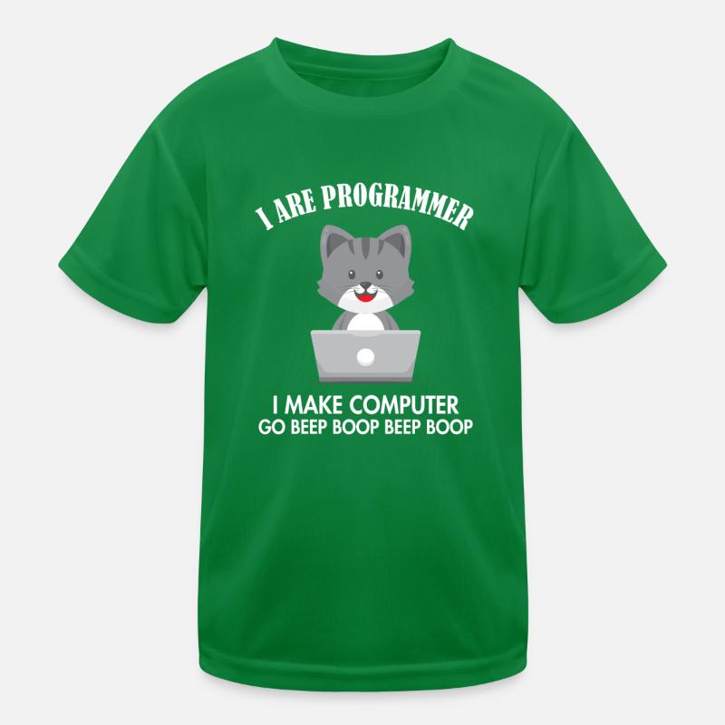 I Are Programmer Cat Softwareentwickler Coder Kinder Funktions-T-Shirt