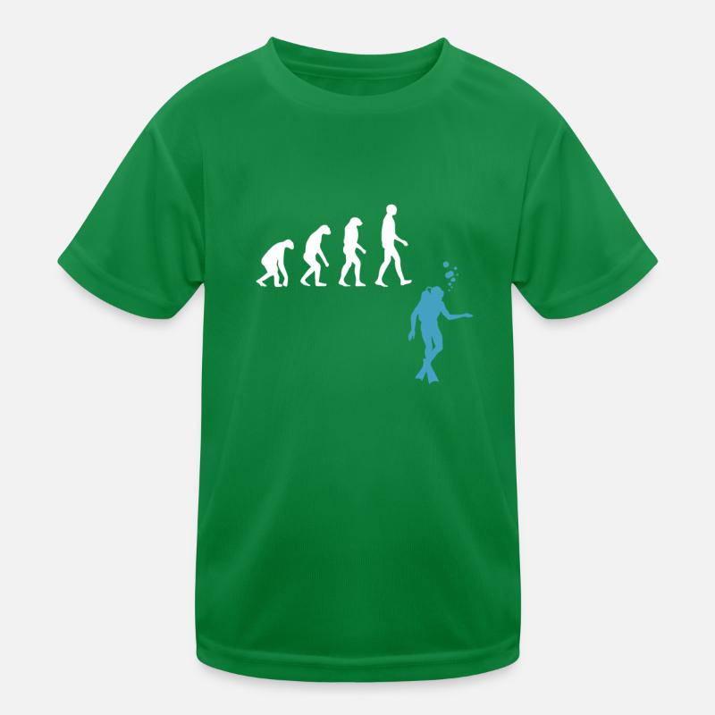 Scuba Diving Evolution Taucherflossen Kinder Funktions-T-Shirt