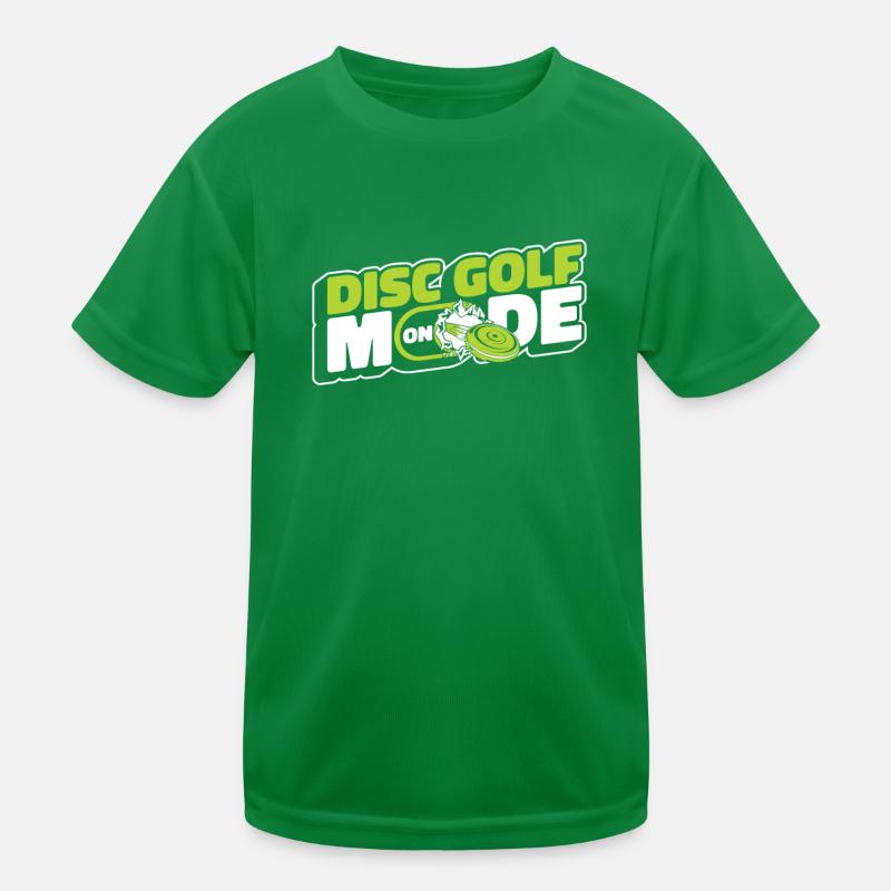 Disc Golf Mode On Frisbee Golf Korb Scheibe Kinder Funktions-T-Shirt