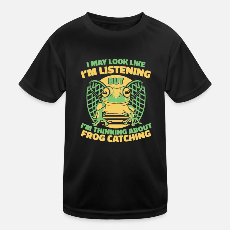 I May Look Like I'm Listening Toad Tadpole Kids Functional T-Shirt