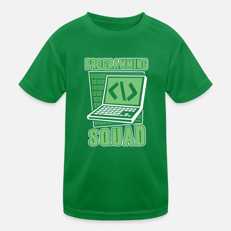 Programming Squad Softwareentwickler Developer Kinder Funktions-T-Shirt