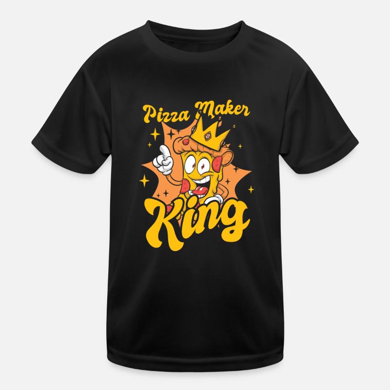 Pizza Maker King Pizza Pizza Tray Pizza Oven Kids Functional T-Shirt