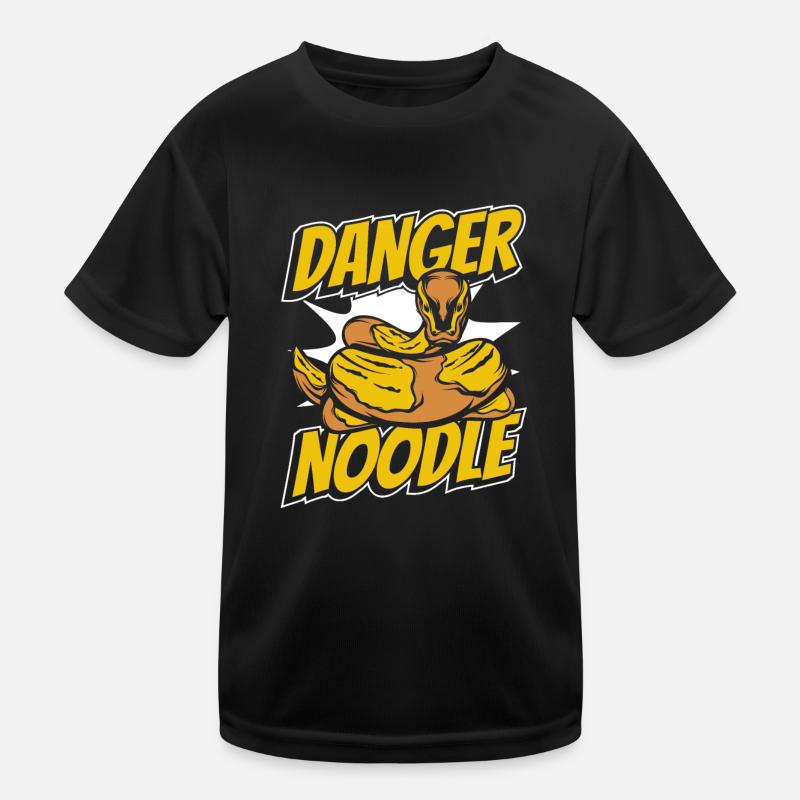 Danger Noodle Schuppenkriechtiere Python Banana Kinder Funktions-T-Shirt