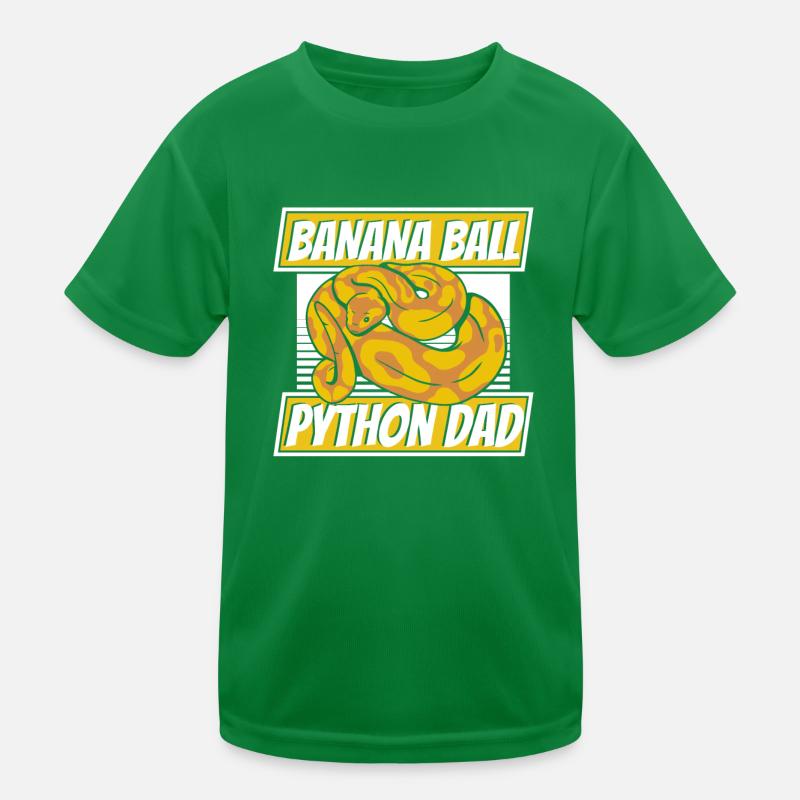 Boule de banane Python Papa Python Serpent Banane T-shirt sport Enfant