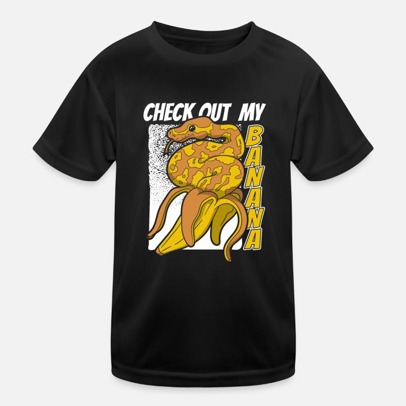 Découvrez ma boule de banane Python Snake Banana T-shirt sport Enfant