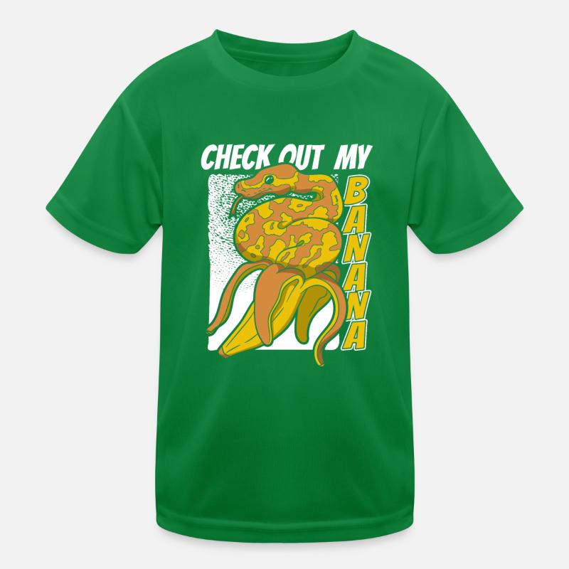 Découvrez ma boule de banane Python Snake Banana T-shirt sport Enfant