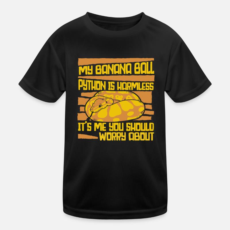 C’est moi que tu devrais t’inquiéter de Python Banana Ball T-shirt sport Enfant
