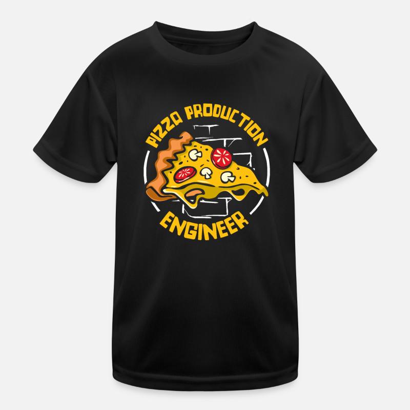 Pizza Production Engineer Pizza Tray Pizza Oven Kids Functional T-Shirt