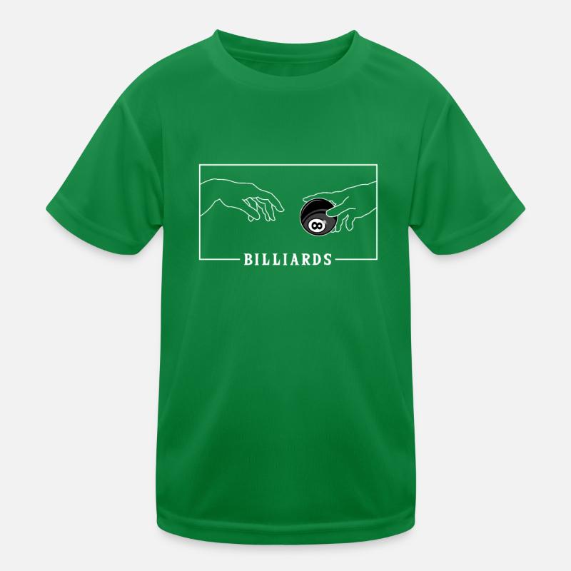 Michelangelo Création du billard Adam Billiards Snooker T-shirt sport Enfant