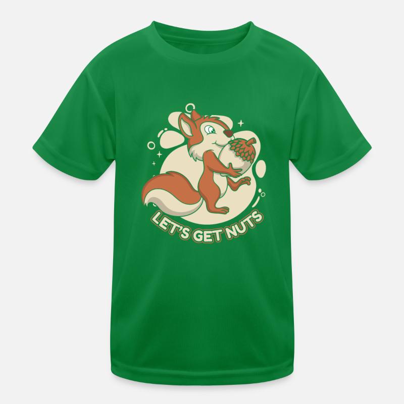 Let’s Get Nuts Écureuil Renard Écureuil Écureuil T-shirt sport Enfant