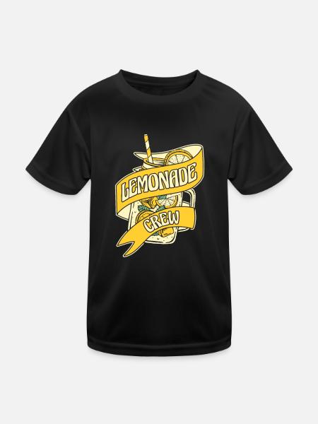 Lemonade Crew Lemonade Seller Lemonade - Kids Functional T-Shirt - black - Front