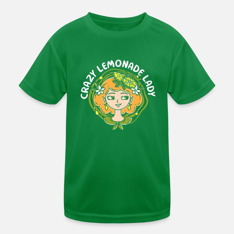 Crazy Lemonade Lady Lemonade Lemonade Kids Functional T-Shirt