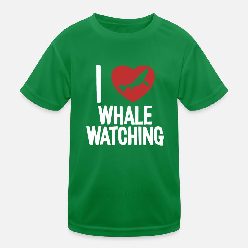 J’adore observer les baleines Beluga bleu Cachalot Whale T-shirt sport Enfant