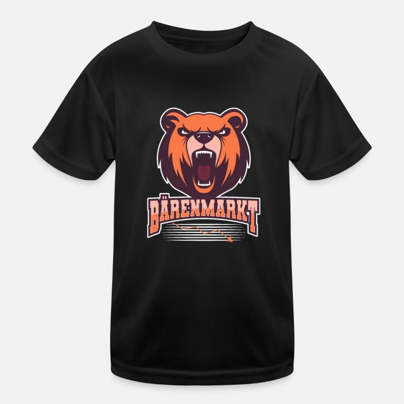 Marché baissier Trader boursier Marché boursier T-shirt sport Enfant