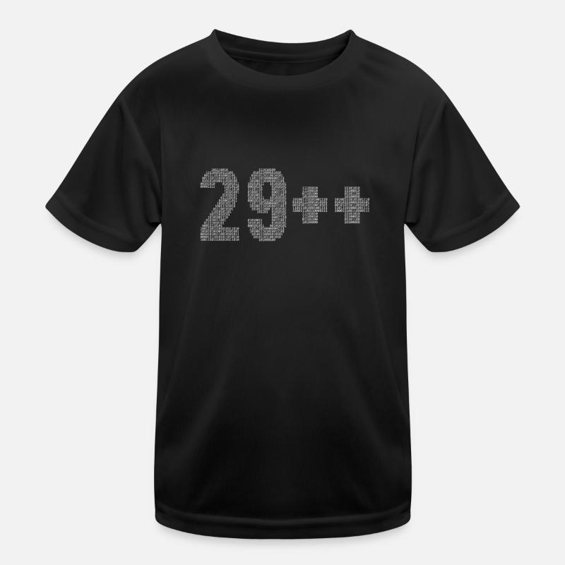 29++ Programmierer Softwareentwickler Coder 30. Kinder Funktions-T-Shirt