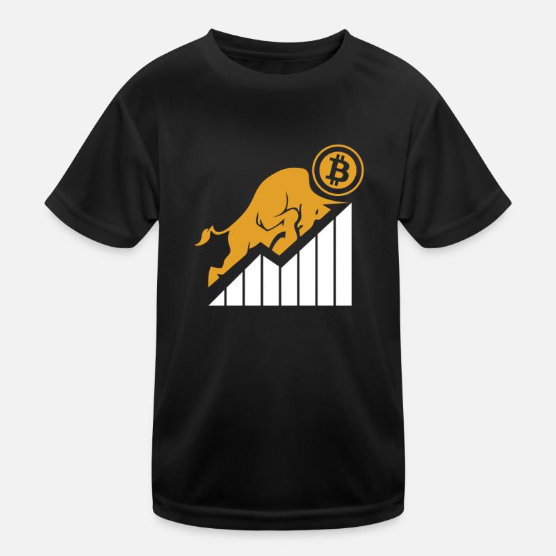 Blockchain Crypto Cryptocurrency Crypto Trader Kids Functional T-Shirt