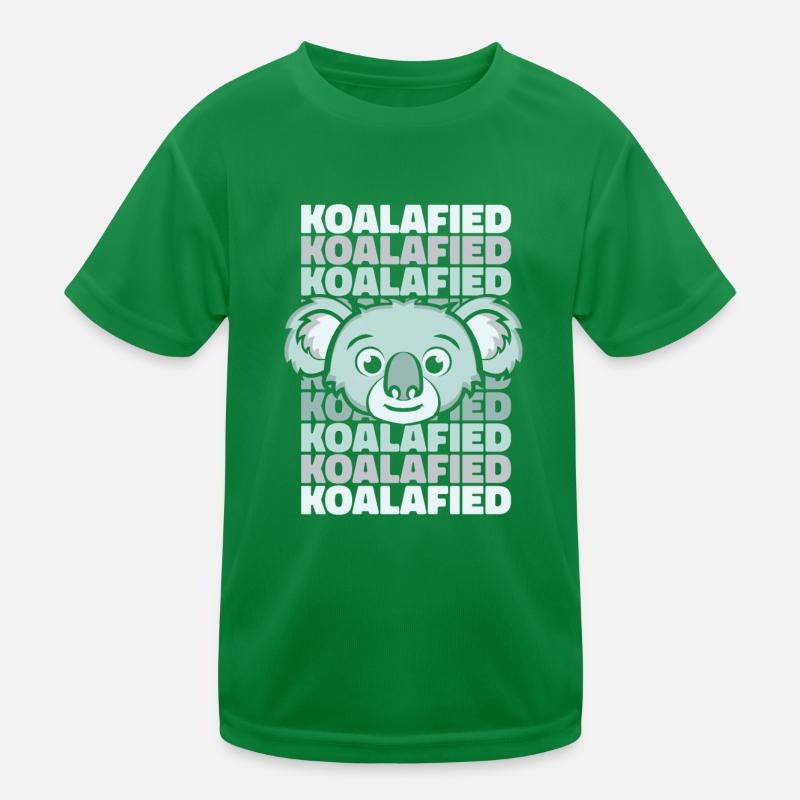 Koalabär Eukalyptus Phascolarctos Kinder Funktions-T-Shirt