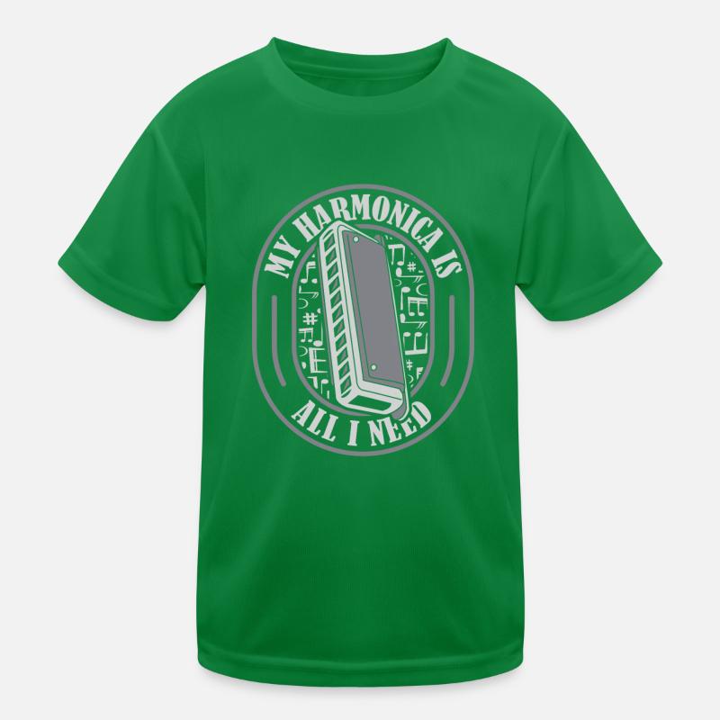 Mon harmonica est tout ce dont j’ai besoin Harmonique à bouche T-shirt sport Enfant