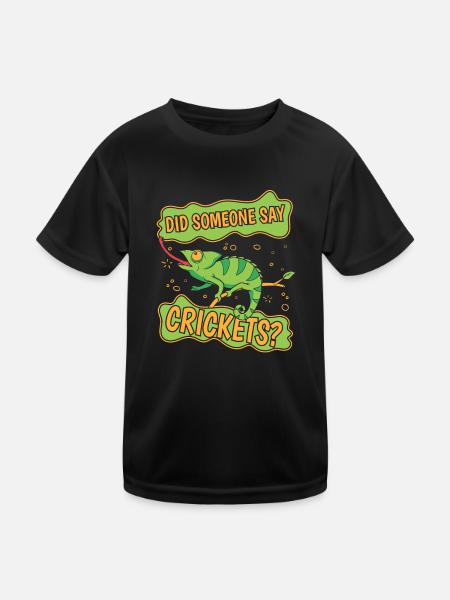 Did Someone Say Crickets Panther Veiled Lover - Kids Functional T-Shirt - black - Front