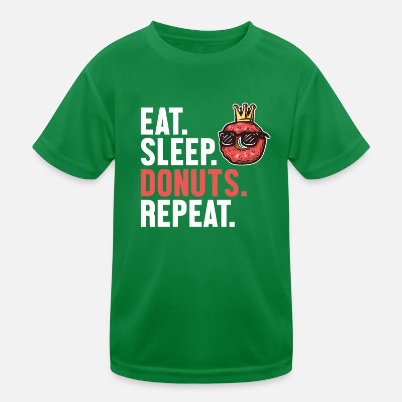 Eat Sleep Donuts Repeat Machine à beignets glacés T-shirt sport Enfant