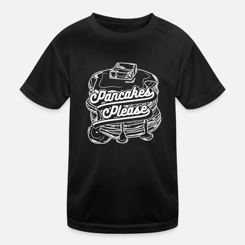 Pancakes Please Recipes Flapjack Griddlecake Kids Functional T-Shirt