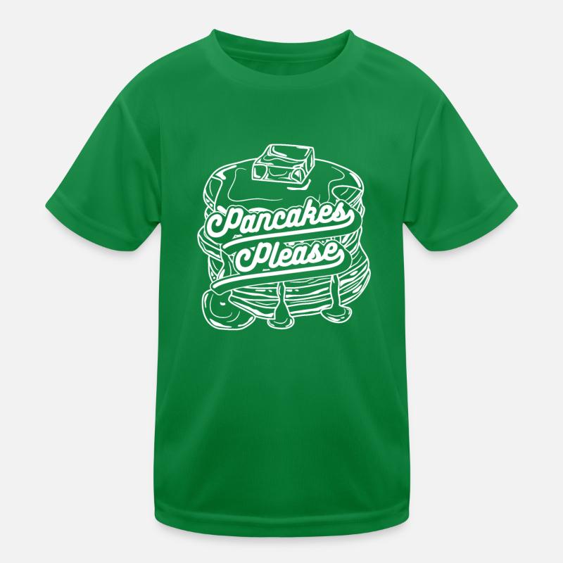 Pancakes Please Recipes Flapjack Griddlecake Kids Functional T-Shirt