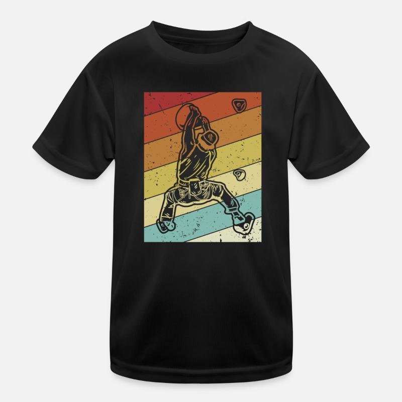 Escalade de bloc Escalade de vitesse Escalade T-shirt sport Enfant