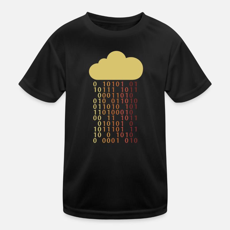 Cloud Bit Informatiker Admin IT-Betrieb Kinder Funktions-T-Shirt