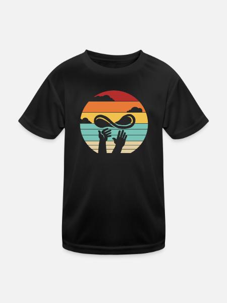 Retro Pizza Plateau Pizza Pizza Four Pizza Lover - T-shirt sport Enfant - noir - Devant