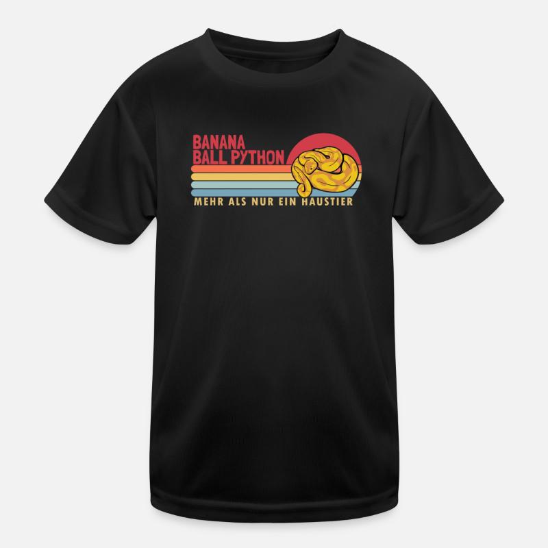 Banana Ball Python more than a pet Banana Kids Functional T-Shirt