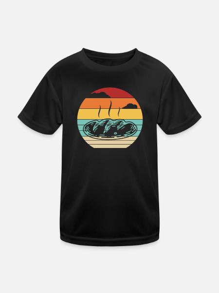 Retro Bread Maker Bread Dough Bread Queen Lover - Kids Functional T-Shirt - black - Front