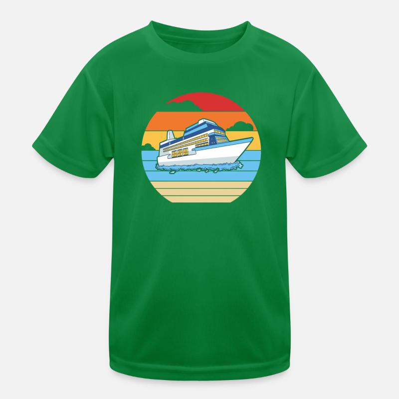 Bateau de croisière rétro Croisière équipage Passangers Croisière T-shirt sport Enfant