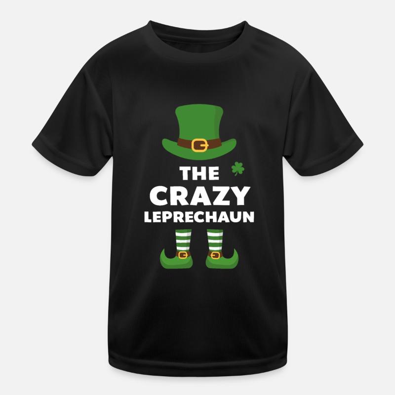 The Crazy Leprechaun Kids Functional T-Shirt