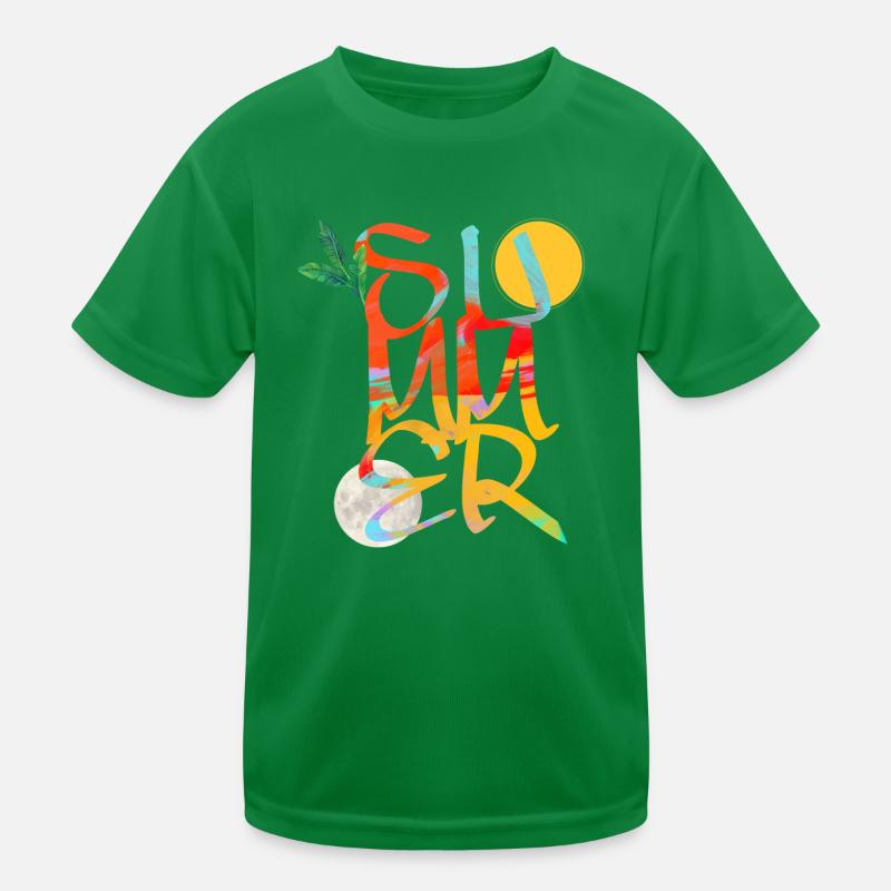 Sommer Kinder Funktions-T-Shirt