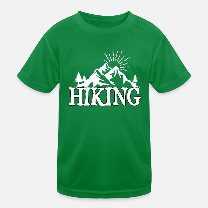 Hiking - Wanderdesign Kinder Funktions-T-Shirt