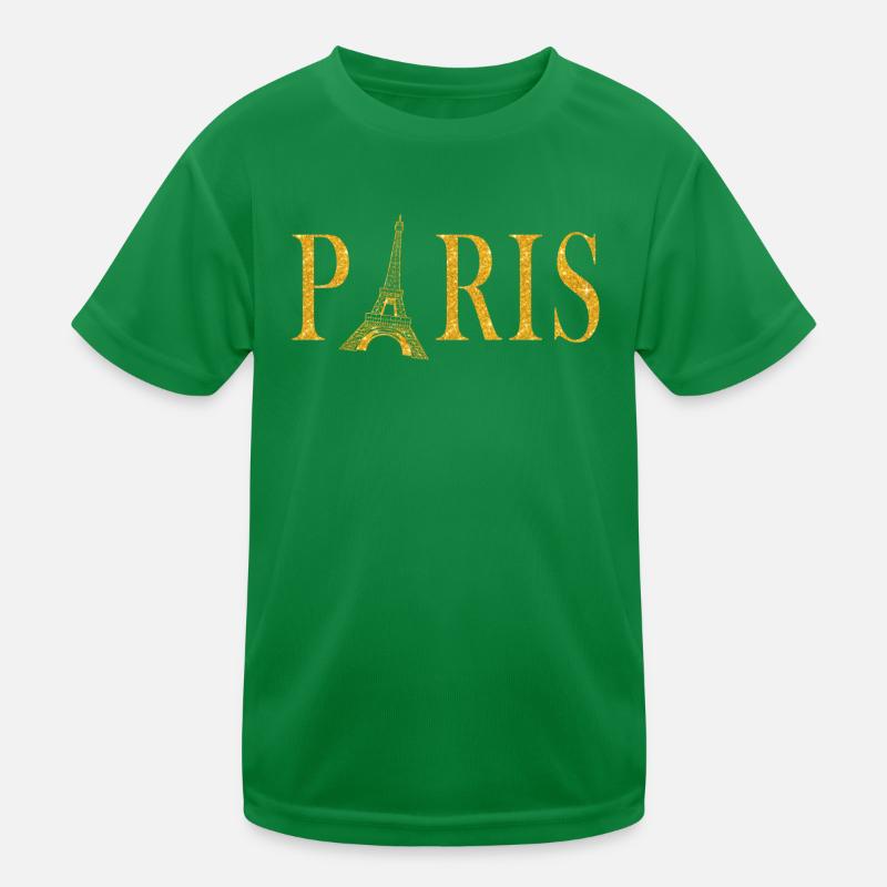 Paris Graphic Kids Functional T-Shirt