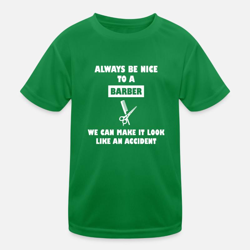 Coiffeur coiffeur barbier humour T-shirt sport Enfant