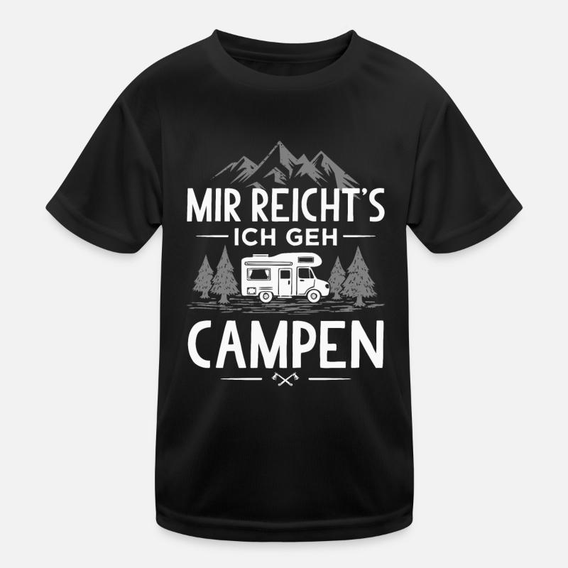 Wohnmobil Camping Mir Reichts Ich Geh Campen Kinder Funktions-T-Shirt