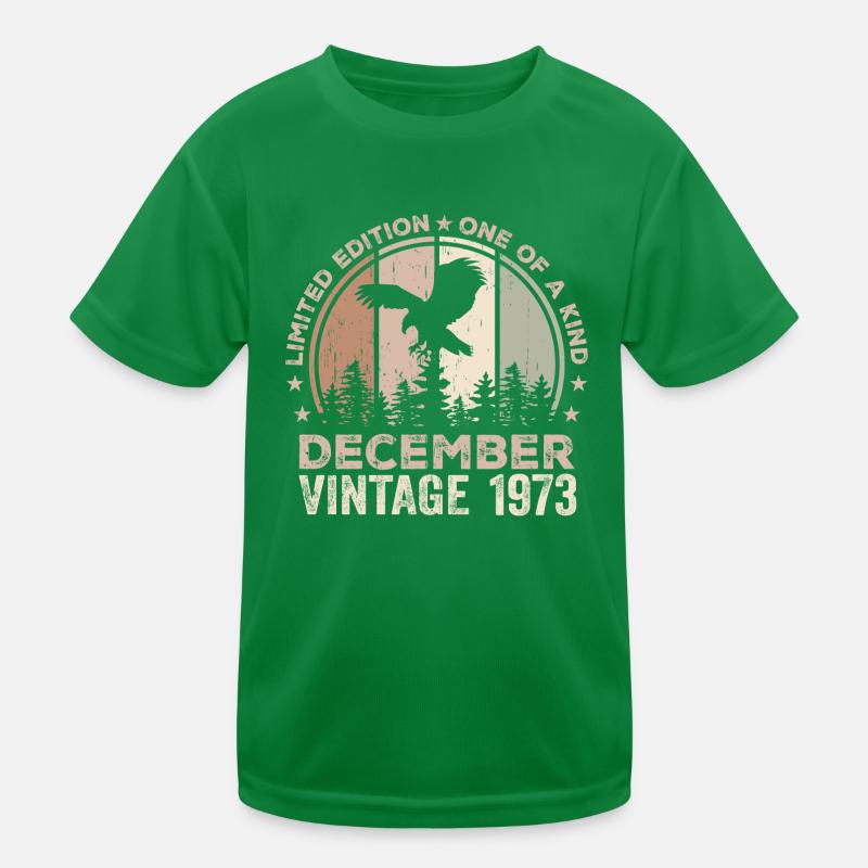 Incomparable since December 1973 51 Anniversary Kids Functional T-Shirt
