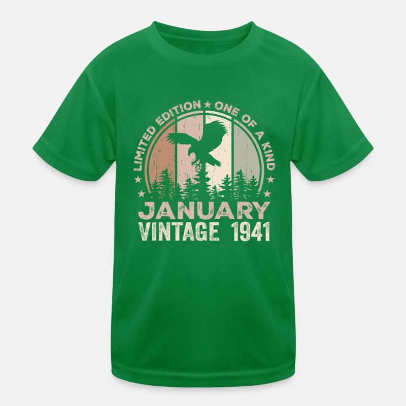 Incomparable depuis janvier 1941 83 Anniversaire T-shirt sport Enfant