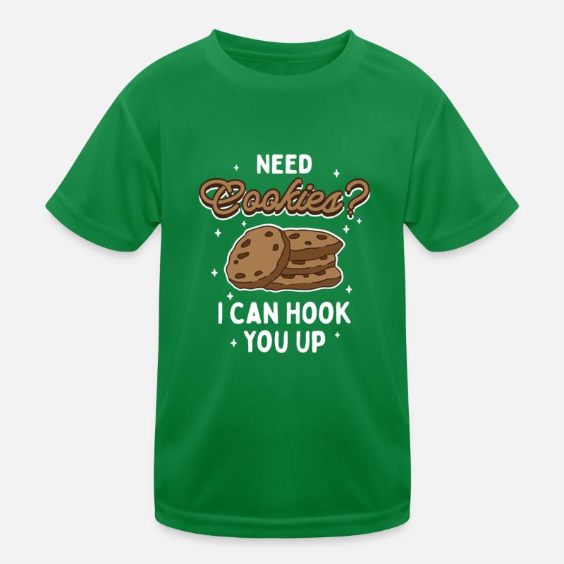 Baker Pastry Baking Cookie Lover Cookies Kids Functional T-Shirt