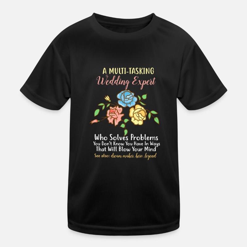 Planificateur de mariage T-shirt sport Enfant