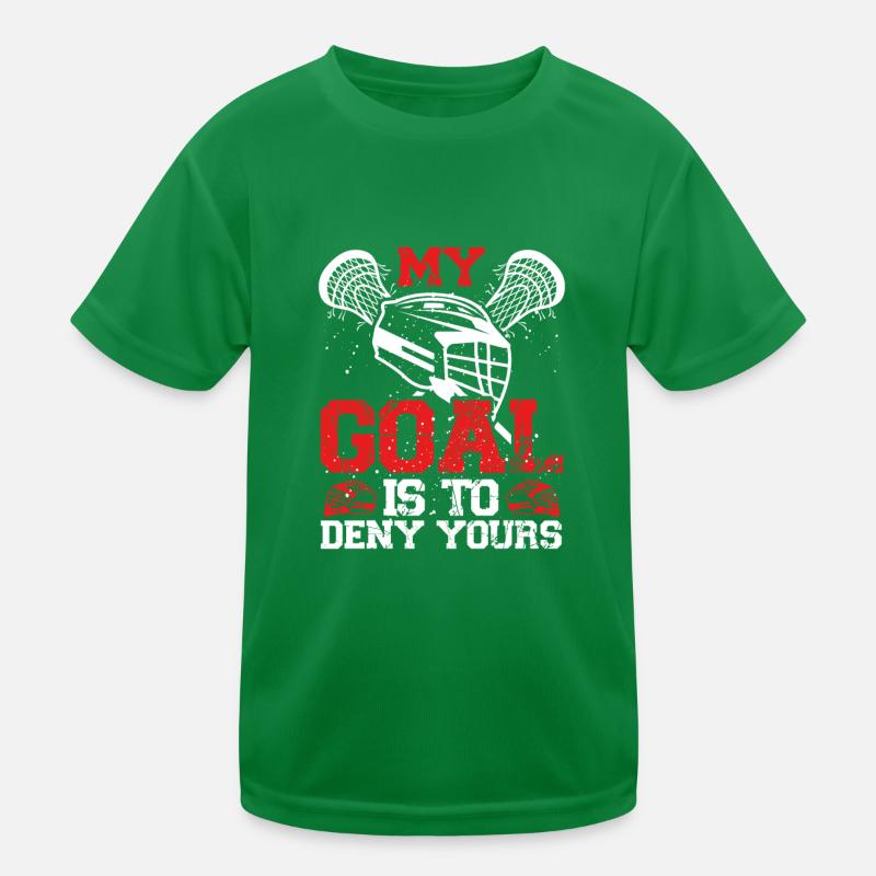 Lacrosse Torwart Geschenk Kinder Funktions-T-Shirt