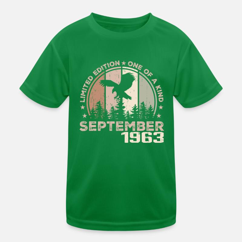 Unvergleichlich seit September 1963 61 Jubiläum Kinder Funktions-T-Shirt