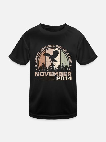 Incomparable depuis novembre 2014 10 Anniversaire - T-shirt sport Enfant - noir - Devant