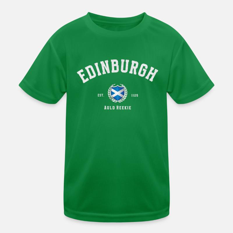 Edimbourg - Drapeau écossais vintage T-shirt sport Enfant