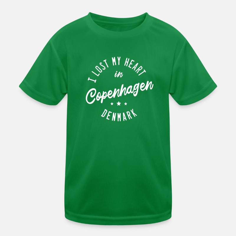 Copenhagen Denmark Kids Functional T-Shirt